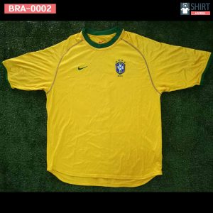 เสื้อบอล บราซิล ชุดเหย้า แท้ ปี 2000-2002