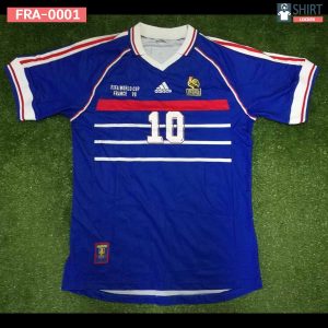 เสื้อบอลทีมชาติฝรั่งเศส แท้ ปี 1998